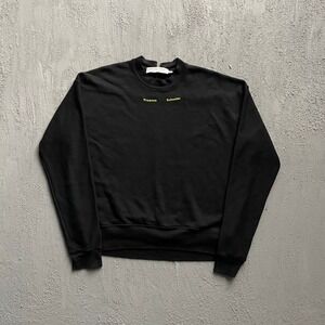 Proenza Schouler White Label Sweatshirt Womens Small Black
